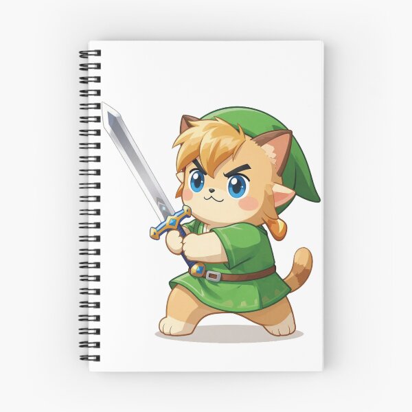 Item preview, Cute Warrior Cat Hero - Chibi Anime Fantasy Art designed and sold by WildArtIT.