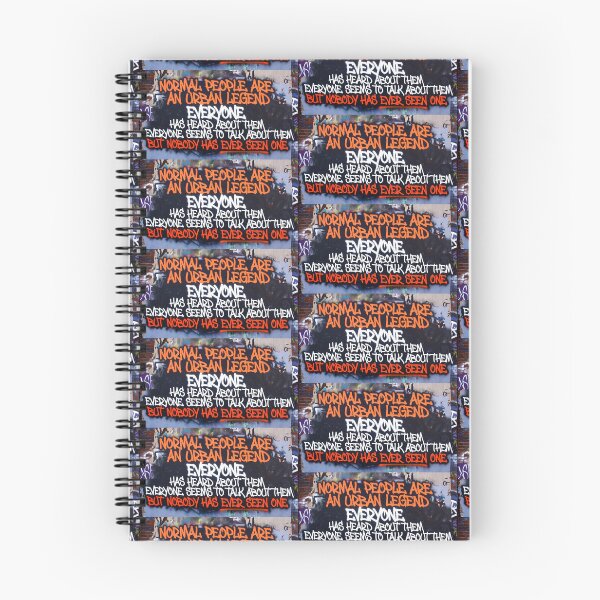 Item preview, Normal people are an URBAN LEGEND designed and sold by PrintsToLove.