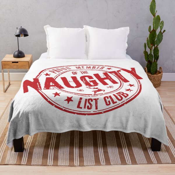 Item preview, Proud Member of the Naughty List Club - Xmas Humor - Funny Christmas designed and sold by DesignByLeo.