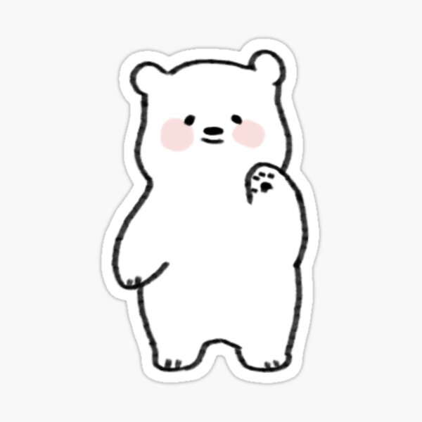OSO DE HIELO Pegatina