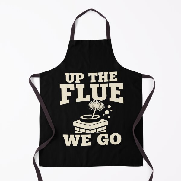 Item preview, Up The Flue We Go Funny Chimney Sweep Gift designed and sold by DreamLayerStudio.