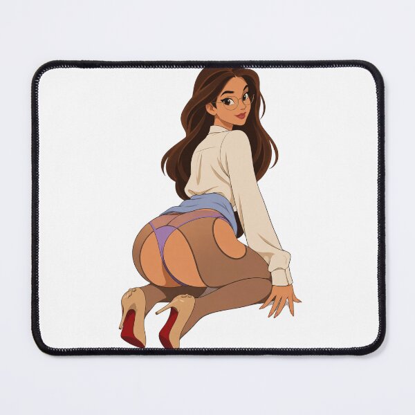 Item preview, Cartoon Pin Up – Elegant Brunette Vintage Glamour designed and sold by  Hollow Moon Studios..