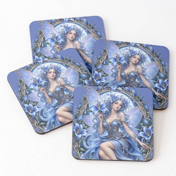 Artikelvorschau, Blue Lily Fairy entworfen und verkauft von Jaenne.studio.