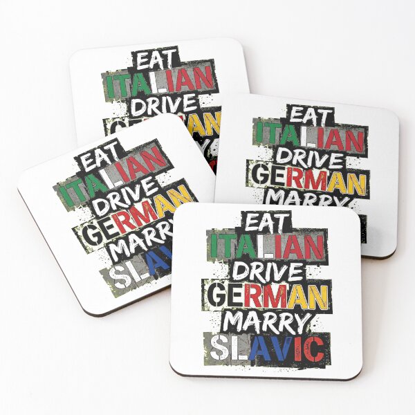 Item preview, Eat Italian Drive German Marry Slavic designed and sold by Art-Max.