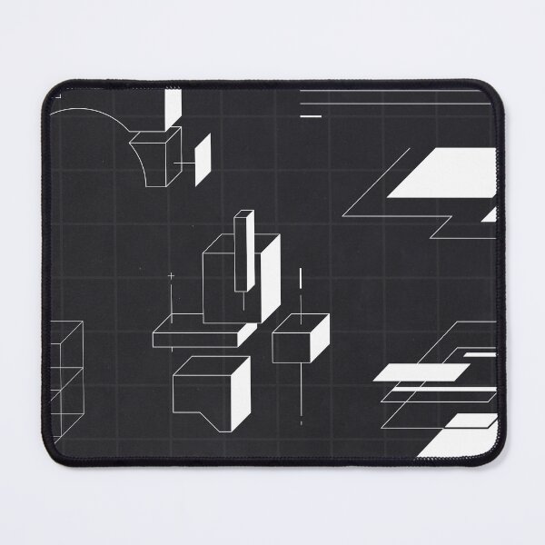Item preview, Abstract Geometric Blueprint - Isometric Architectural Line Art designed and sold by BlueBerry45.