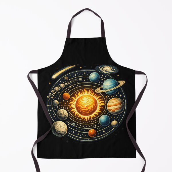 Item preview, Retro-style solar system diagram designed and sold by Daily Quirk.