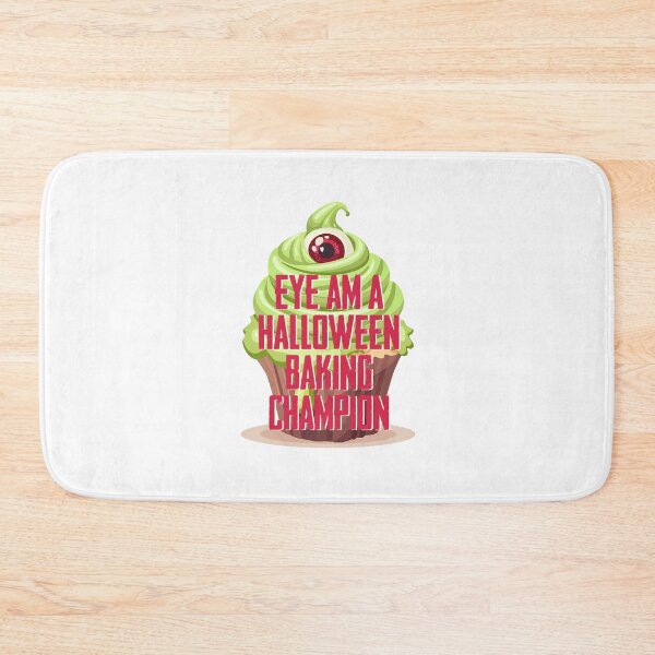 Item preview, EYE Am A Halloween Baking Champion! (on White) designed and sold by PawsitiveMum3.