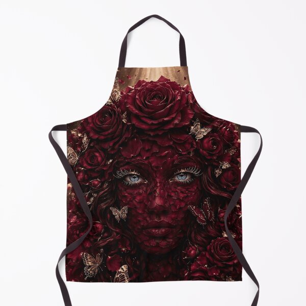 Item preview, Mystic Rose Face Portrait Art designed and sold by KuzeyWestStudio.