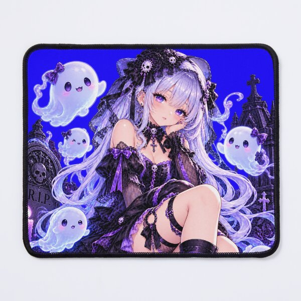 Item preview, Ghostly Elegance: Gothic Anime Spirit Girl designed and sold by Kubbykat.