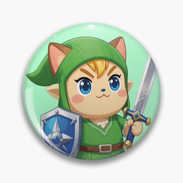 Item preview, Cute Warrior Cat Hero - Chibi Anime Fantasy Art 2 designed and sold by WildArtIT.