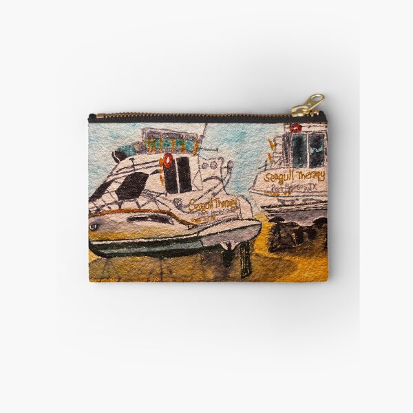 Item preview, Beached Boat Watercolor-Seagull Therapy designed and sold by BirdandaBrush.
