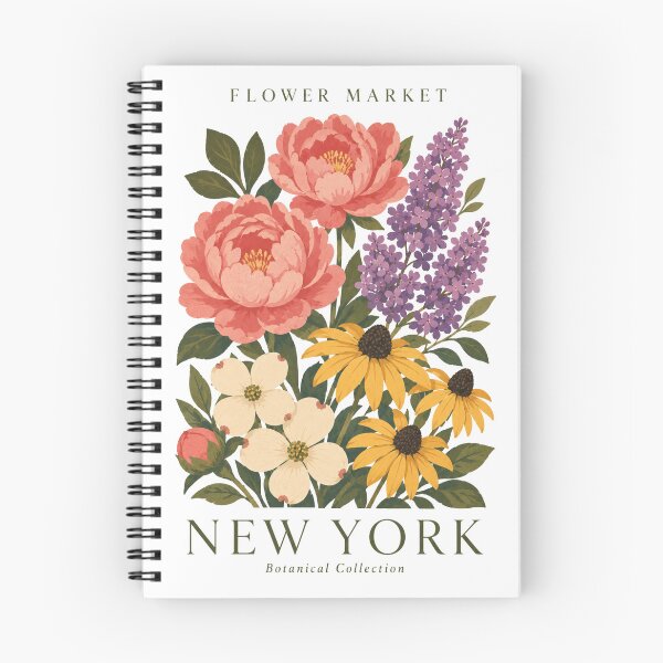 Item preview, New York - Flower Market - Botanical Collection designed and sold by Sketch-Shack.