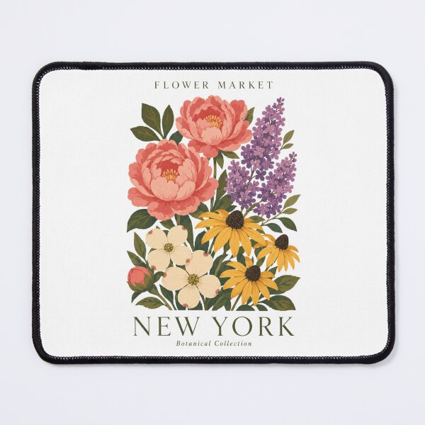 Item preview, New York - Flower Market - Botanical Collection designed and sold by Sketch-Shack.