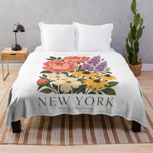 Item preview, New York - Flower Market - Botanical Collection designed and sold by Sketch-Shack.