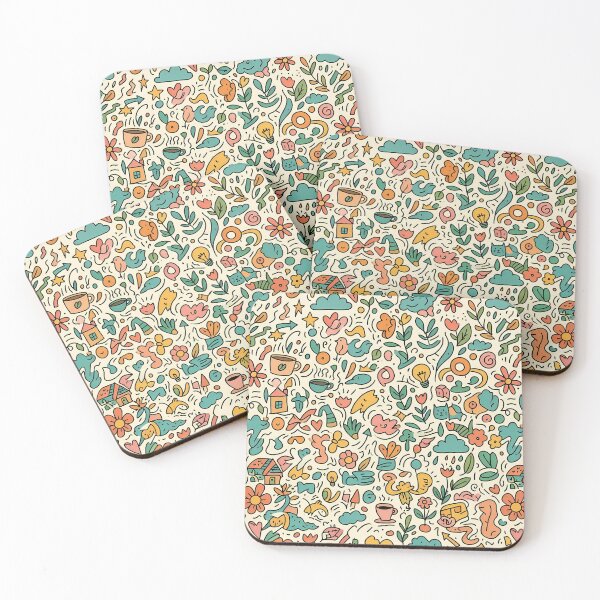 Item preview, Cute Hand Drawn Doodle Seamless Pattern Collection designed and sold by ART ATTACK ZONE.