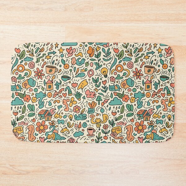 Item preview, Cute Hand Drawn Doodle Seamless Pattern Collection designed and sold by ART ATTACK ZONE.