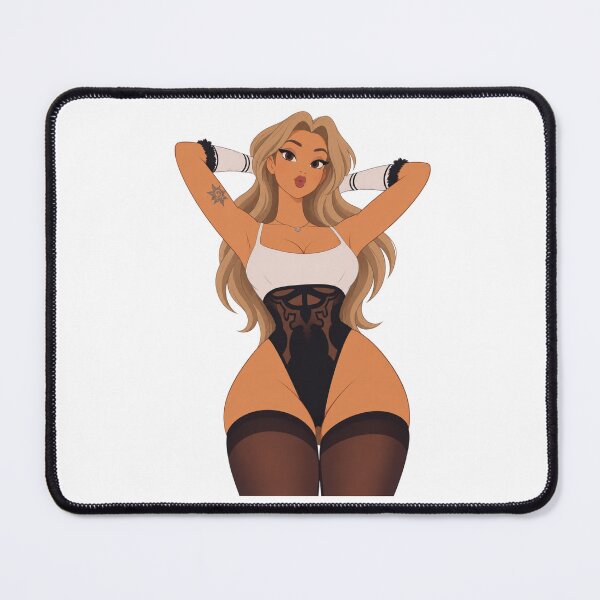 Item preview, Cartoon Pin Up – Blonde Corset Vintage Glamour designed and sold by Hollow Moon Studios..