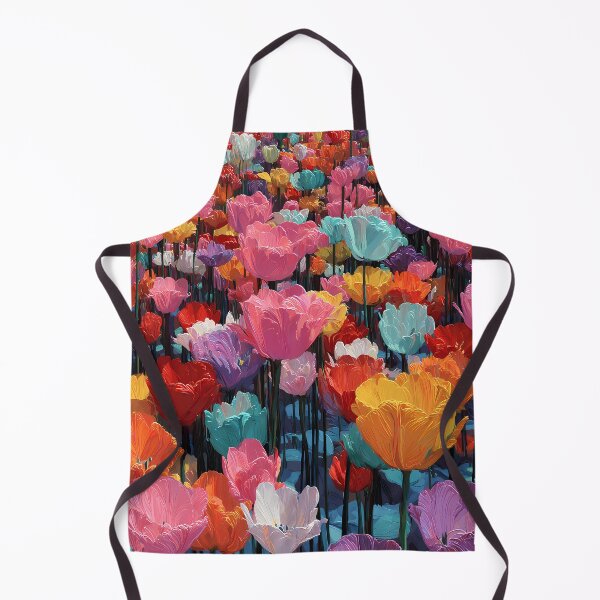 Item preview, Tulips Impressionist Painting Vibrant Garden Artwork designed and sold by AutoPopStudio.