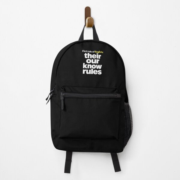 Item preview, English Grammar Joke Their Our Know Rules designed and sold by elderberry.