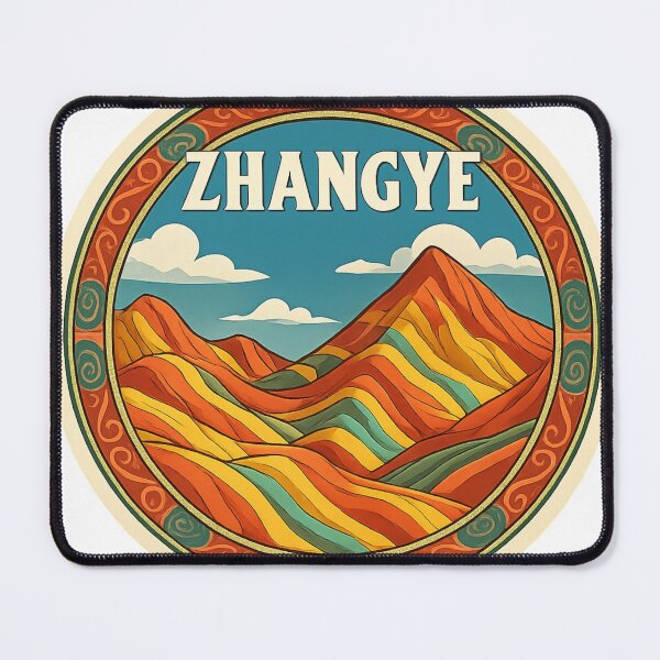 Item preview, Rainbow Mountains China Sticker Domain tag: Travel designed and sold by Imaginarium of Chaos falcon88 .