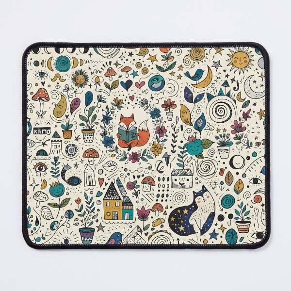 Item preview, 1 Cute Hand Drawn Doodle Seamless Pattern Collection designed and sold by ART ATTACK ZONE.