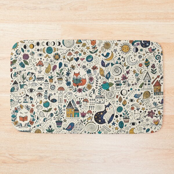 Item preview, 1 Cute Hand Drawn Doodle Seamless Pattern Collection designed and sold by ART ATTACK ZONE.