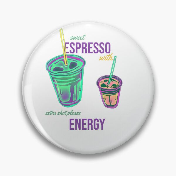 Item preview, Sweet Espresso And Pure Energy Vintage Barista Shirt designed and sold by Life&Art.