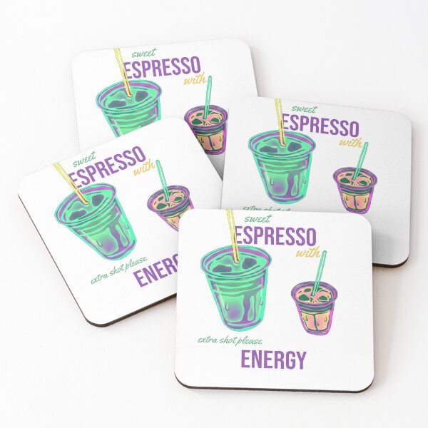 Item preview, Sweet Espresso And Pure Energy Vintage Barista Shirt designed and sold by Life&Art.
