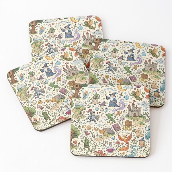 Item preview, 3 Cute Hand Drawn Doodle Seamless Pattern Collection designed and sold by ART ATTACK ZONE.