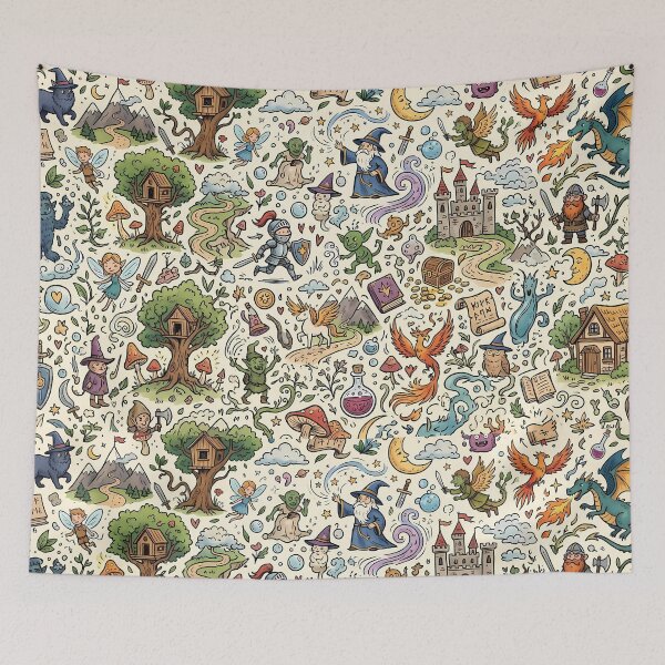 Item preview, 3 Cute Hand Drawn Doodle Seamless Pattern Collection designed and sold by ART ATTACK ZONE.