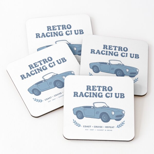 Item preview, Retro Racing Club Coast Cruise Repeat designed and sold by mochiMooco.