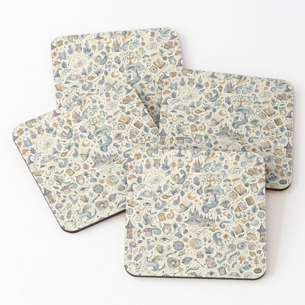 Item preview, 5 Cute Hand Drawn Doodle Seamless Pattern Collection designed and sold by ART ATTACK ZONE.