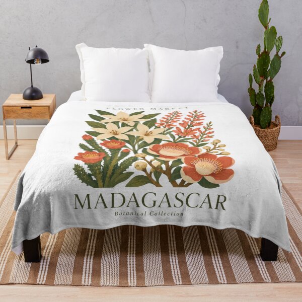 Item preview, Madagascar - Flower Market - Botanical Collection designed and sold by Sketch-Shack.