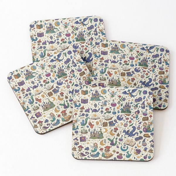 Item preview, 7 Cute Hand Drawn Doodle Seamless Pattern Collection designed and sold by ART ATTACK ZONE.