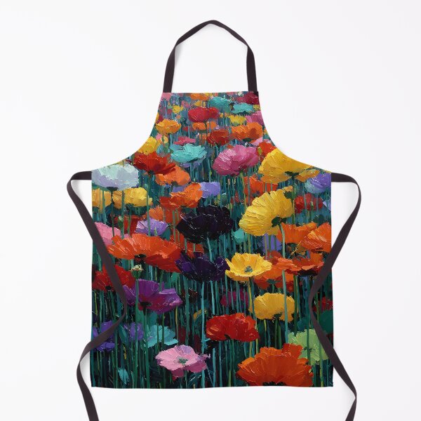 Item preview, Tulips Abstract Floral Art Modern Flower Painting designed and sold by AutoPopStudio.