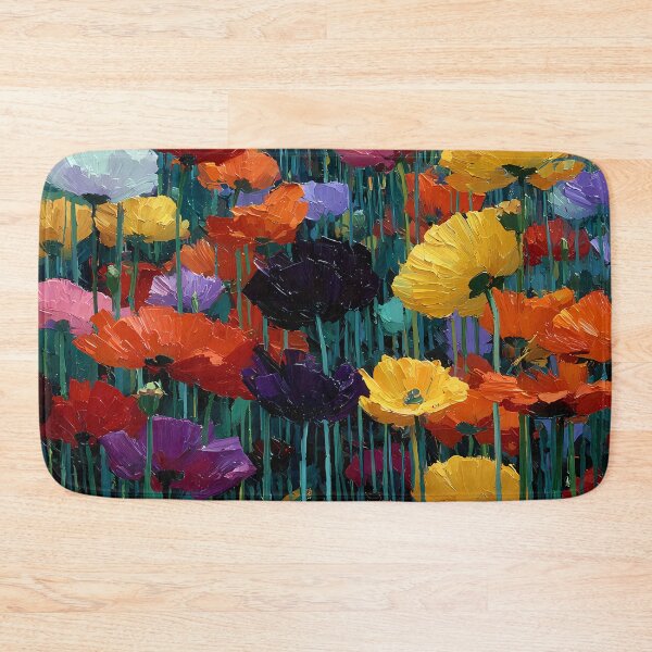 Item preview, Tulips Abstract Floral Art Modern Flower Painting designed and sold by AutoPopStudio.