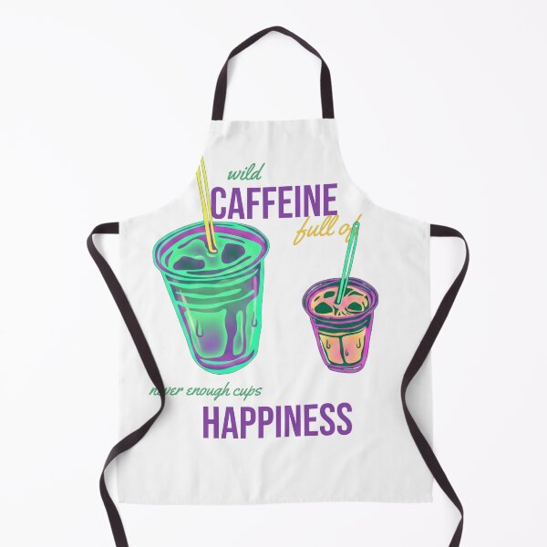 Item preview, Wild Caffeine And Pure Happiness Funny Coffee Lover Tee designed and sold by Life&Art.