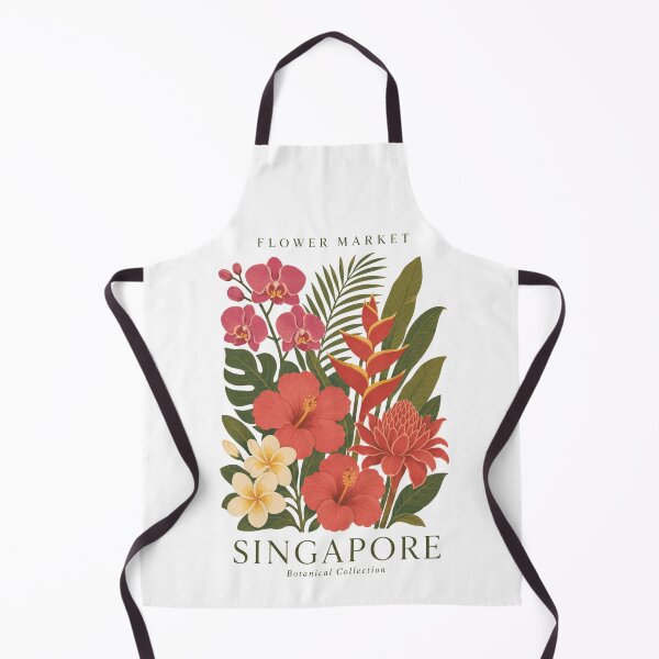 Item preview, Singapore - Flower Market - Botanical Collection designed and sold by Sketch-Shack.