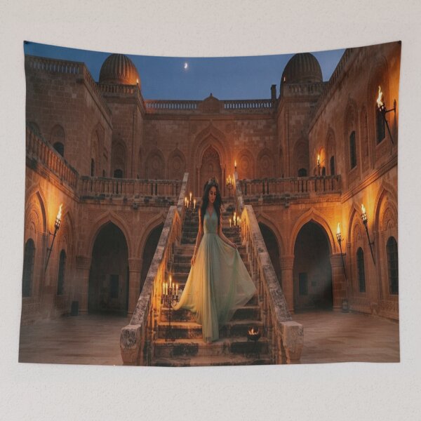 Item preview, Mystical Princess by Torchlight on Historic Night Stairs designed and sold by AfresStudio.