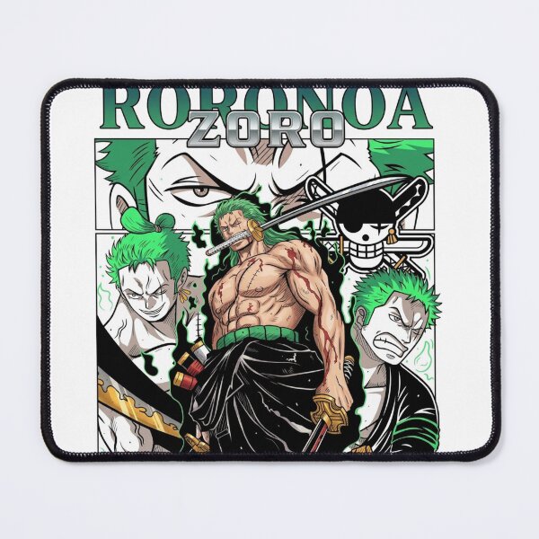 Item preview, Roronoa Zoro Swordsman Anime Graphic Art designed and sold by FreakToons.
