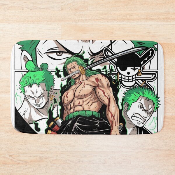 Item preview, Roronoa Zoro Swordsman Anime Graphic Art designed and sold by FreakToons.