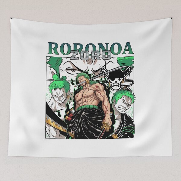 Item preview, Roronoa Zoro Swordsman Anime Graphic Art designed and sold by FreakToons.