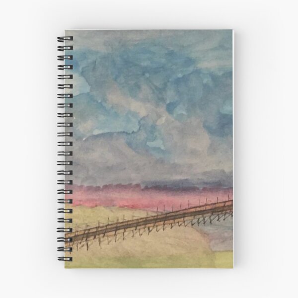 Item preview, Stormy Sunset Pier – Coastal Watercolor designed and sold by BirdandaBrush.
