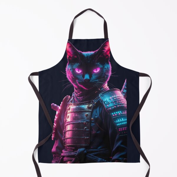 Item preview, Neon Cyberpunk Cat Samurai designed and sold by DukeNiko.