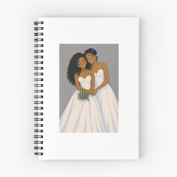 Item preview, Two Brides Both in Dresses designed and sold by GreenNBlue.