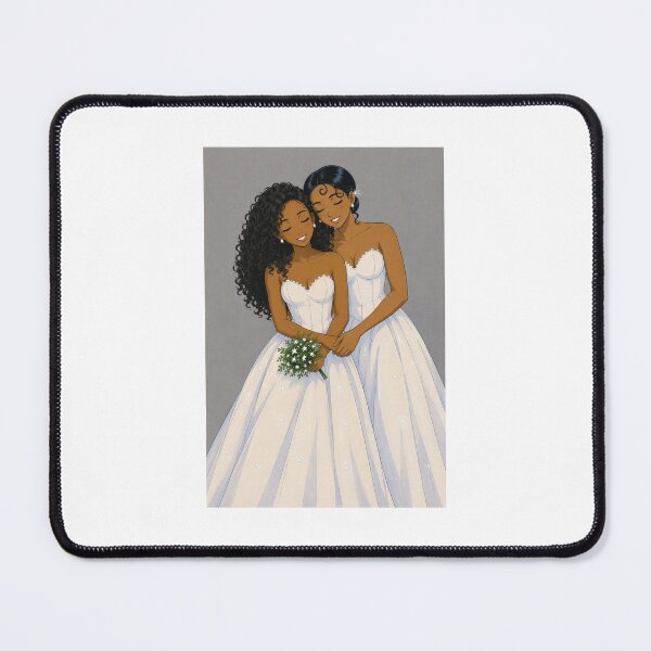 Item preview, Two Brides Both in Dresses designed and sold by GreenNBlue.