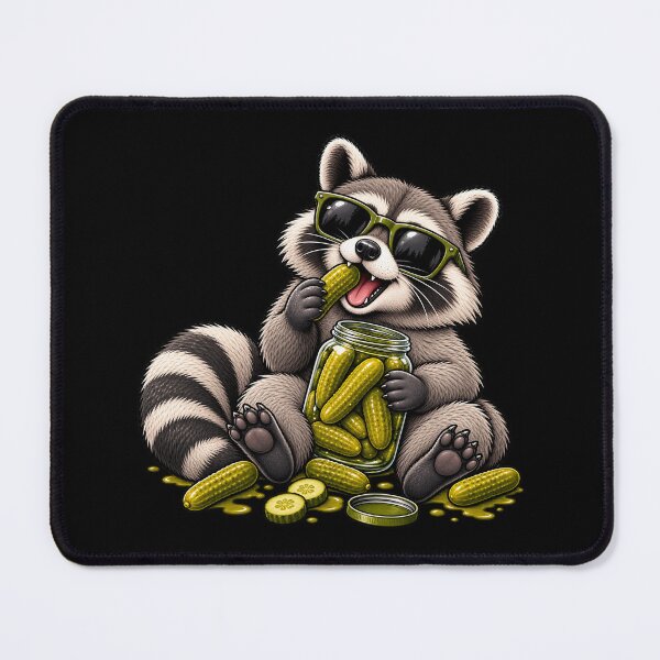 Item preview, Raccoon Eating Pickles – Funny Pickle Lover designed and sold by EnchantedOwl.