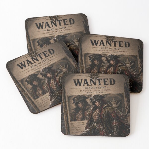 Item preview, Captain Kael The Marked — Posed Wanted Poster | Black Mark Crew designed and sold by Boomaroo.