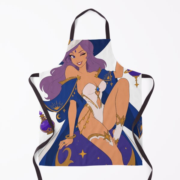 Item preview, Mystic Moon Witch – Retro Cartoon Pin Up designed and sold by  Hollow Moon Studios..
