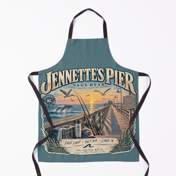 Item preview, Jennette's Pier Before the Crowds designed and sold by The Coastal Route.